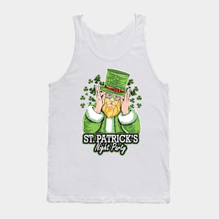 Night Party On St Patrick's Day Tank Top